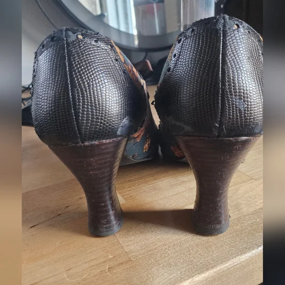 Floral Lace-Up Ruby Shoo Booties - Picture 7 of 7